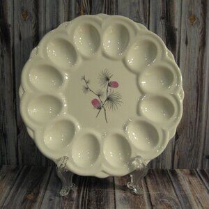 CANNONSBURG WILD CLOVER DEVILED EGG PLATE